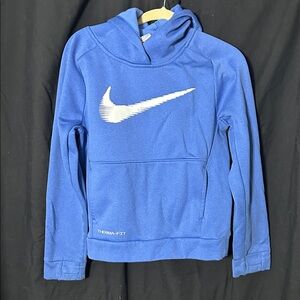 Nike Kids Dri-FIT Blue Hoodie 5-6yrs old